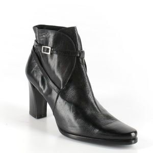 Paola Ferri by Aldo Moda Leather Ankle Boots